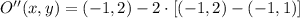 O''(x,y) = (-1,2) -2\cdot [(-1, 2)-(-1,1)]