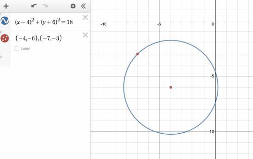 SEND HELP
Write the standard form of the equation of the circle.