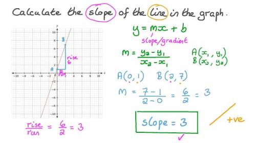 Please explain how you find the slope of a graph? Please explain with photos.