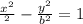 \frac{x^{2} }{^{2} } - \frac{y^{2} }{b^{2} } = 1