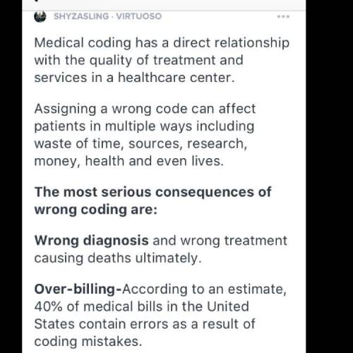 Describe two ways assigning incorrect codes can affect a patient.