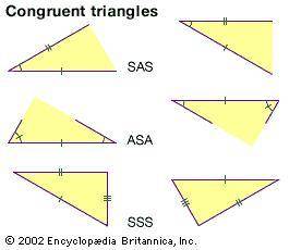 By which rule are these triangles congruent?
A)
AAS
B)
ASA
SAS
D
SSS