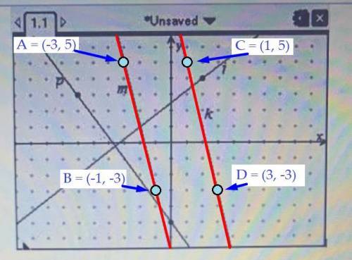 1.1

*Unsaved
х
Which is the best description for the lines m and k?
A)
parallel
B)
perpendicular
in