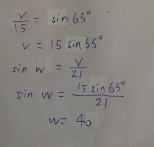 1point

6. What is the value of w to the nearest degree? (Hint: first compute vand
then angle w.)
2