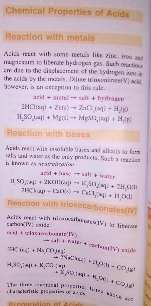 Please help me, I beg you Describe some properties of acids?￼