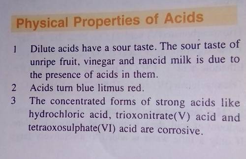 Please help me, I beg you Describe some properties of acids?￼