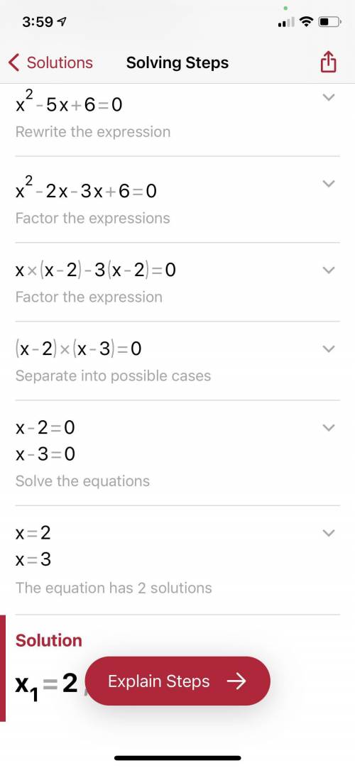 Which equation is equivalent to the given equation?
-2x² + 10x - 12 = 0