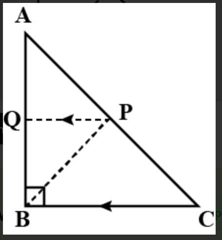In the given right angled triangle ABC, right

angled at B. P is the mid-point of AC. Prove thatBP=1