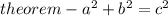 theorem-a^2+b^2=c^2