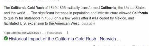 How did the Gold Rush reshape of California?
