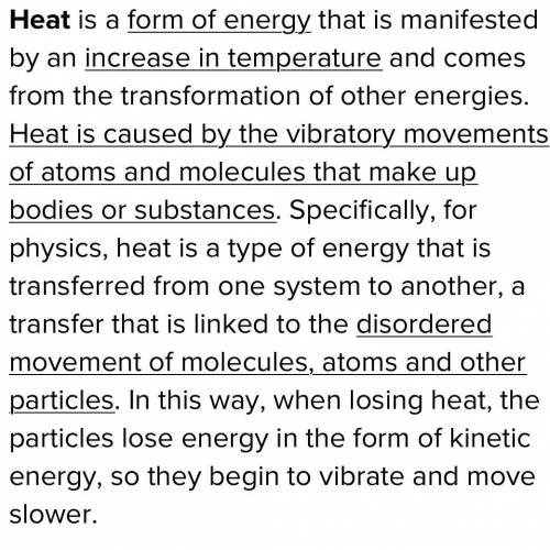 When particles lose heat, what else is true?