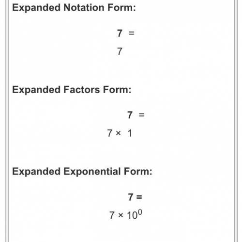 1A. Write the fully expanded expression for 7!