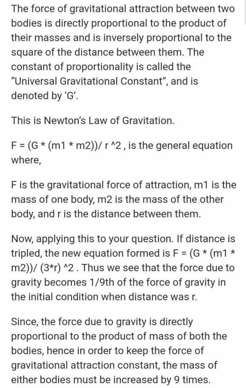 1

The distance between objects, along with the masses of the object, affect the gravitational force