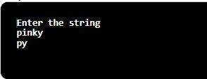 Write code to take a String input from the user, then print the first and last letters of the string
