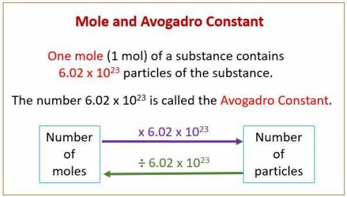 Which of the following best describes Avogadro's number?*

A) An equation that can be used to calcul