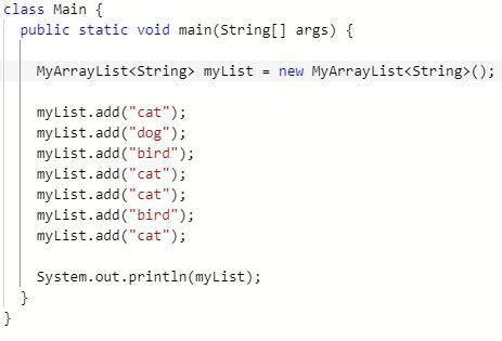Implement a class named MyArrayList that extends class the java.util. ArrayList. The class MyArrayLi