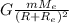 G \frac{m M_e}{(R+R_e)^2 }