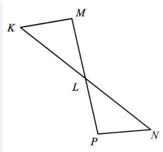 43. If L is the midpoint of KN an MP, which methods can be used to prove the triangles are congruent