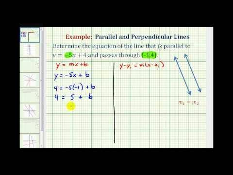 Write an equation of a line that is parallel to 6x - 2y = -3 and passes through the point (1, 3).