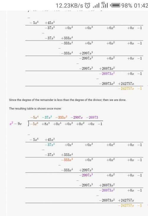 Determine f’s end behavior 
f(x)= -5x^6+8x^5-1/ x^2 -9