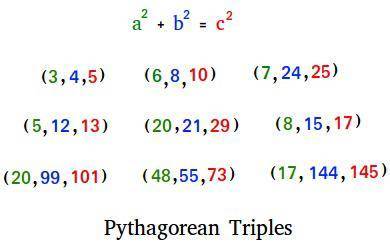 Use the Converse of the Pythagorean Theorem to determine if the lengths represent the sides of a rig