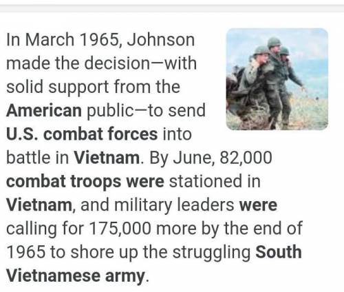 In South Vietnam, the US forces were fighting