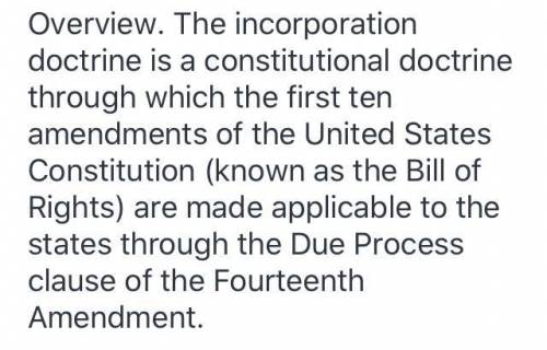 How has incorporation allowed the supreme court to the rule on state laws