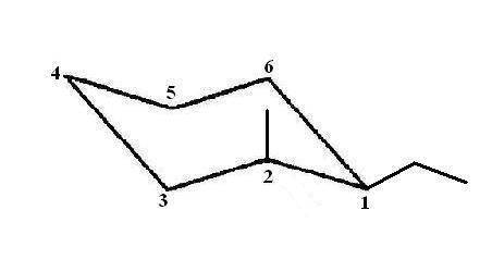 g Draw the most stable chair conformation for each of the following compounds (a) Cis-1-ethyl-2-meth