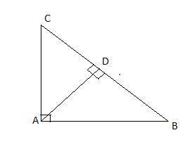 ABC is a triangle right angled at A and D is a point on BC such that AD Ʇ BC. Show that AD2 = BD x D