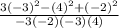 \frac{3(-3)^{2}-(4)^{2}+(-2)^{2}   }{-3(-2)(-3)(4)}