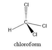 How many stereoisomers are possible for CHCl3 provided that the central carbon has a tetrahedral geo