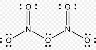 how many lone pair electrons are on the central oxygen atom in the Lewis structure for dinitrogen pe