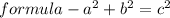 formula-a^2+b^2=c^2