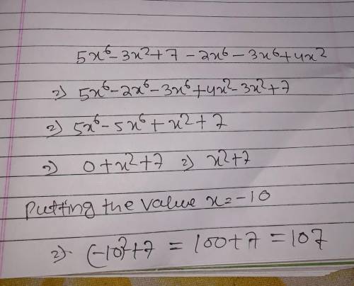 Find the value of the polynomial. Don't do the work, just give the correct answer please.