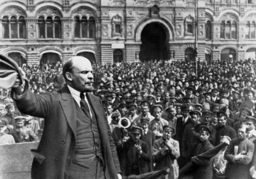 What was Vladimir Lenin's primary goals when he led Bolshevik Revolution?