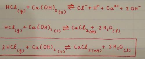 Complete (predict the products, write correct formulas) and balance the following reaction:

Gaseous