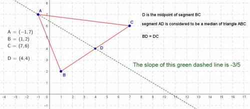 A segment bisector is a line, ray or segment that divides a line segment into two equal parts. in th