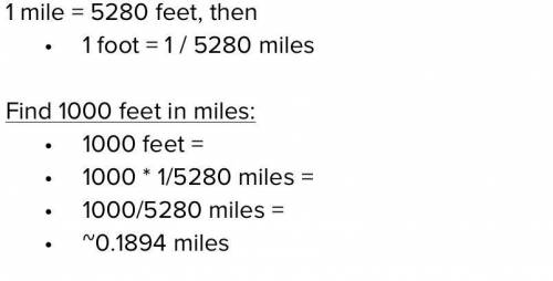 5. There are 5,280 feet in a mile. What part of a mile, in decimal form, will you drive until you re