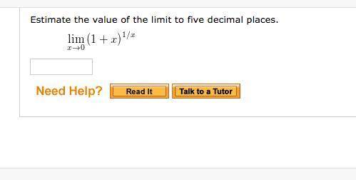 Hi, i need help with a calculus question involving limits. Could you explain how to solve this?