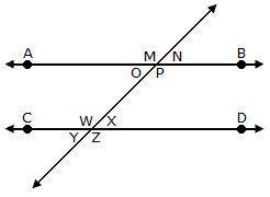 If the Measure of ∠O equals 73°, then what is the measure of ∠N