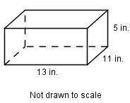 What is the volume of the prism to the nearest whole unit?