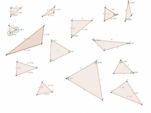 ACTIVIDAD 2: CRITERIOS DE SEMEJANZA Dentro de los siguientes triángulos se encuentran cinco pares de