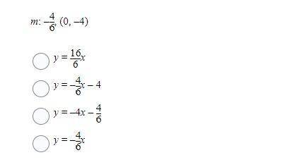 Write an equation in slope-intercept form of the line having the given slope and y-intercept.