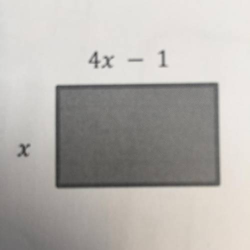 Write an expression for the perimeter of this figure.