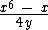 Evaluate the following expression when x = -4 and y = 4.