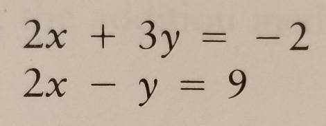 Solve using the substitution method
