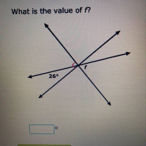 What is the value of f