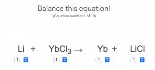 Balance this equation, please.