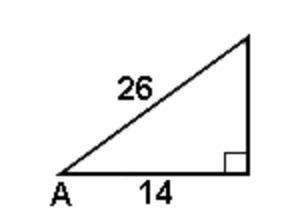 Find the measure of angle A. A. 32 B. 57 C. 59 D. No angle exists.