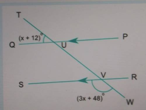 What is thw value of x?x=____